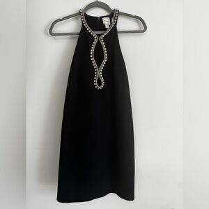 Maeve Black Diamond Encrusted Dress